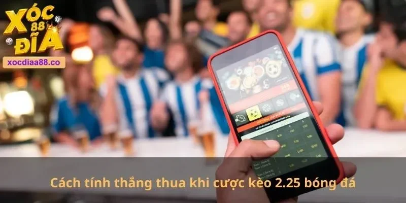 Cách tính thắng thua khi cược kèo 2.25 bóng đá